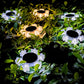 2Pcs Solar Snowflake LED Light Solar Lawn Wall Light Underground Light