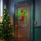 Christmas Wreath Light Dual Power Mode Hanging Christmas Garland Lights Xmas Decor