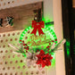 Christmas Wreath Light Dual Power Mode Hanging Christmas Garland Lights Xmas Decor