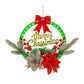 Christmas Wreath Light Dual Power Mode Hanging Christmas Garland Lights Xmas Decor