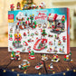 24 Days Christmas Advent Calendar Kids Building Blocks Playsets-Nutcracker