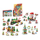 24 Days Christmas Advent Calendar Kids Building Blocks Playsets-Santa Claus