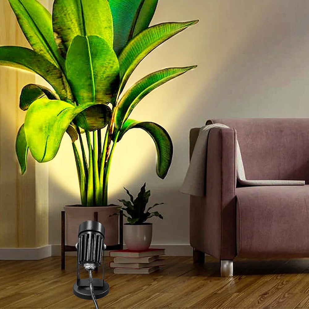 LED Plant Spot Lights Indoor Plant Lamp 3 Color Lighting Modes Accent Lighting Spotlight for Plants