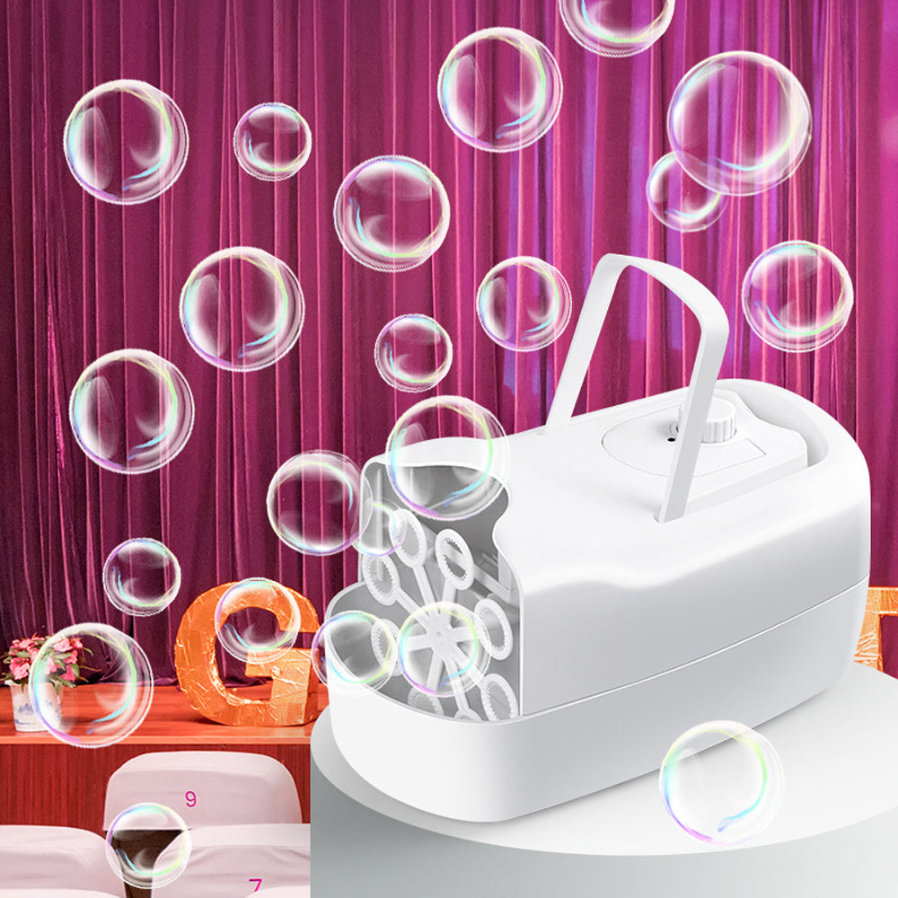 Electric Automatic Bubble Maker for Outdoor Birthday Party