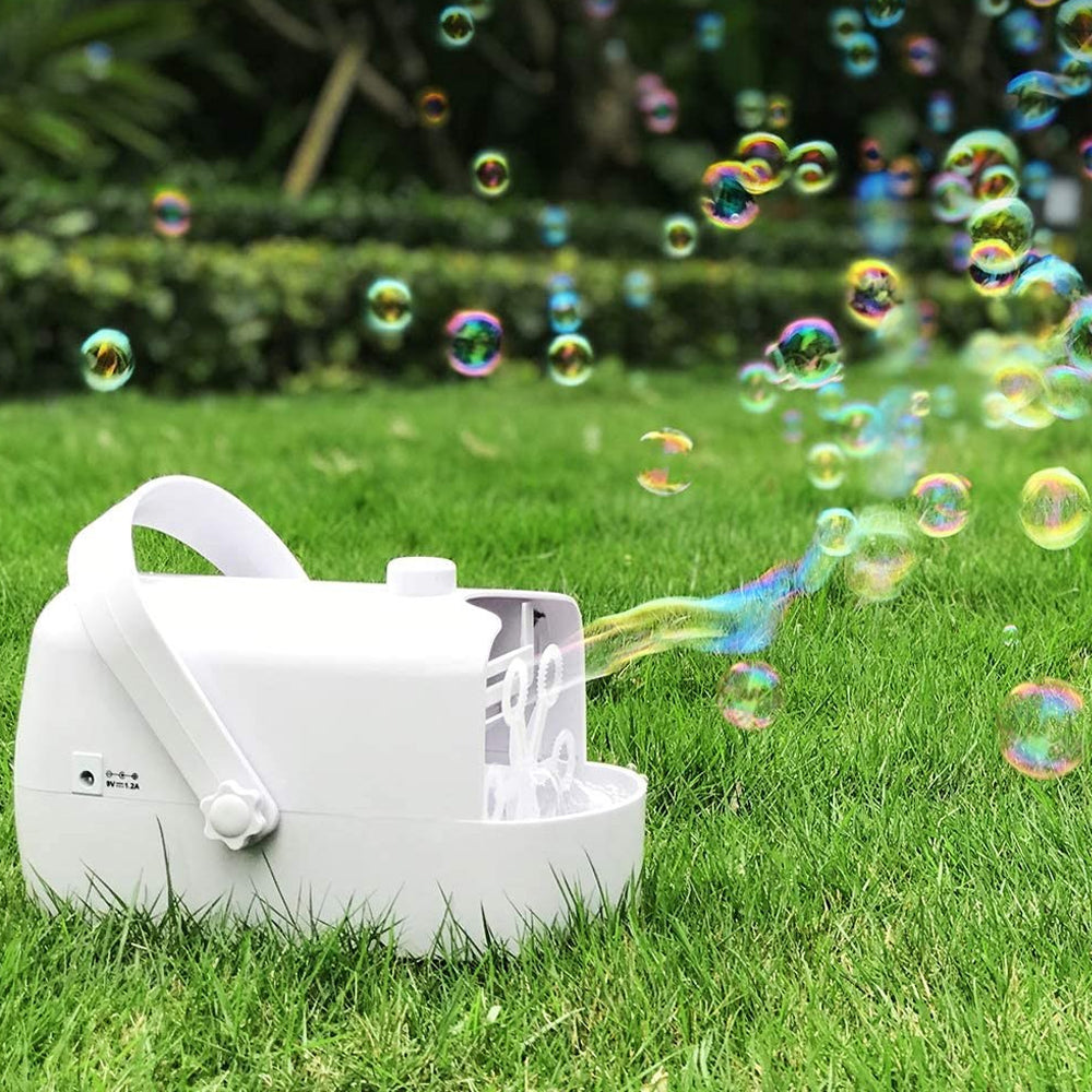 Electric Automatic Bubble Maker for Outdoor Birthday Party