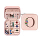 Initial Letter Travel Jewelry Box with Mirror-O