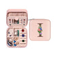 Initial Letter Travel Jewelry Box with Mirror-I