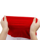 Christmas Santa Hat Chair Cover 6Pcs Red Santa Claus Hat Dining Chair Cover