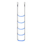 3/4/5 Step Boat Rope Ladder Portable Folding Ladder for Inflatable Boat Kayak Motorboat