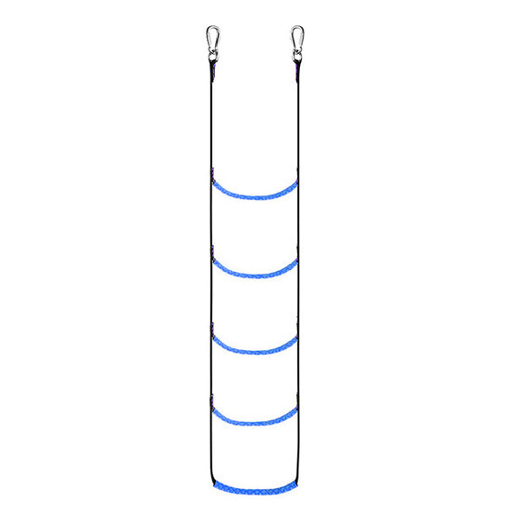 3/4/5 Step Boat Rope Ladder Portable Folding Ladder for Inflatable Boat Kayak Motorboat