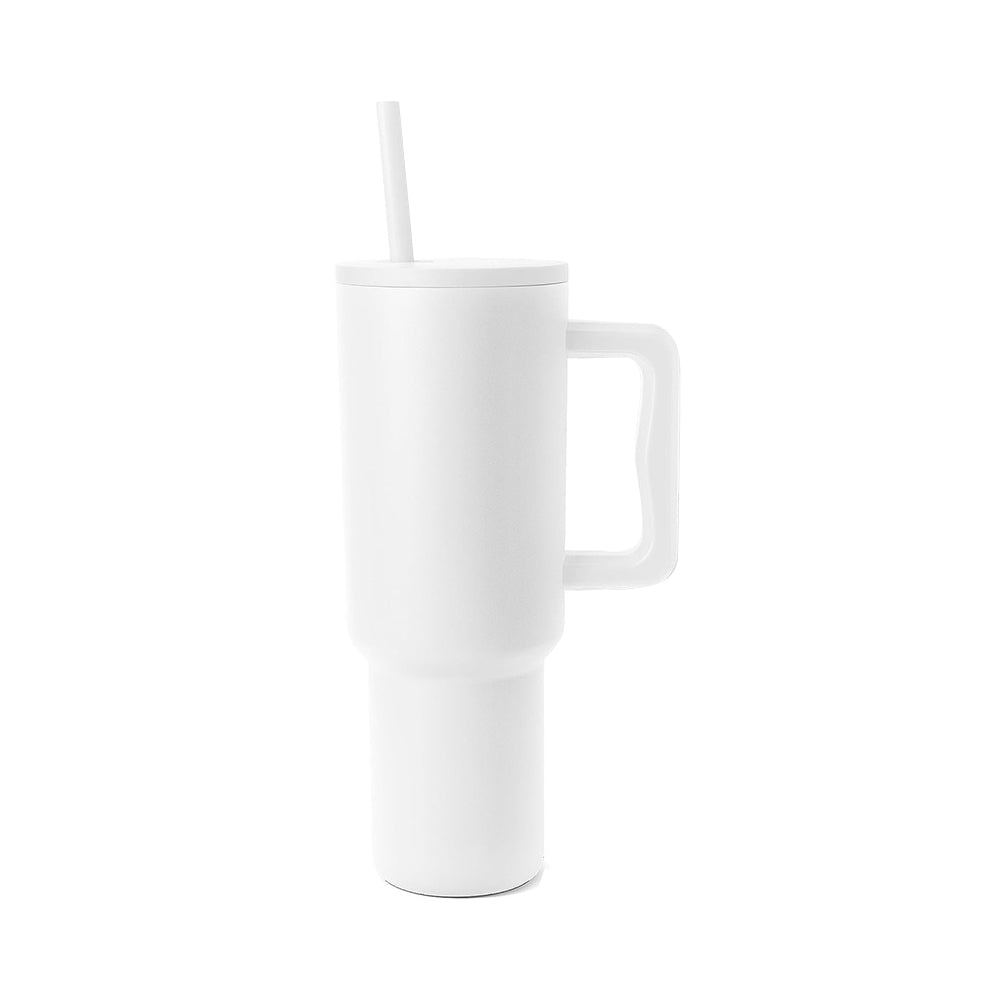 40oz Tumbler Stainless Steel Insulated Cup with Handle and Straw Lid