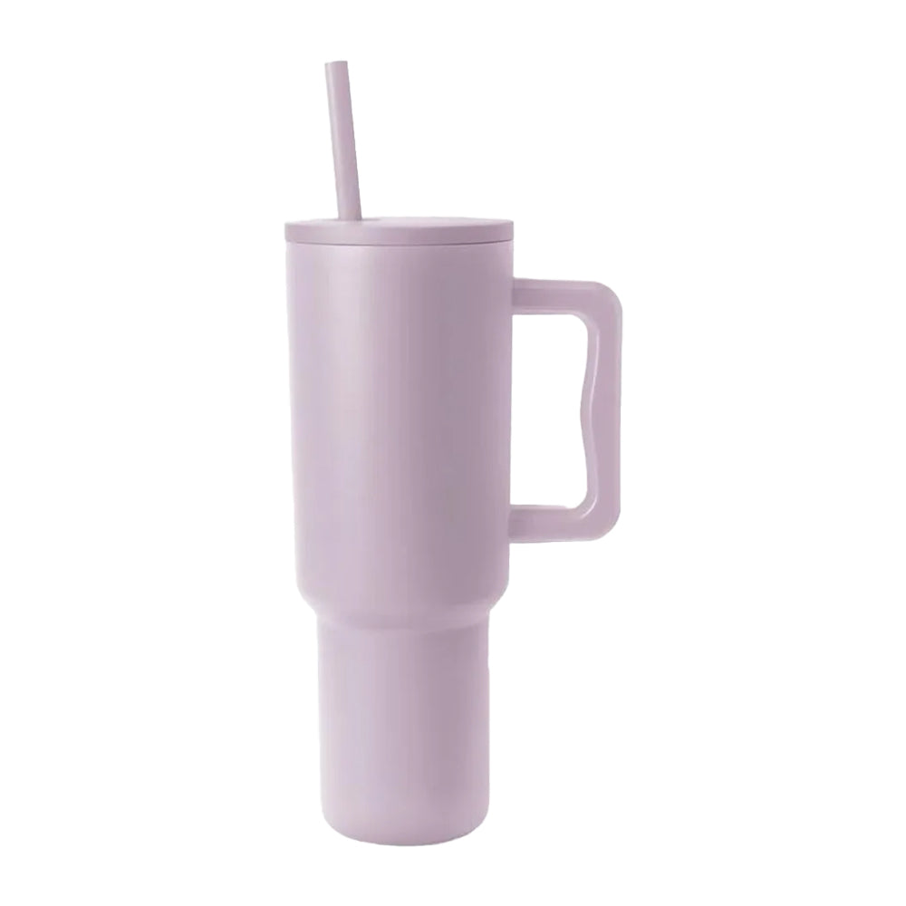 40oz Tumbler Stainless Steel Insulated Cup with Handle and Straw Lid
