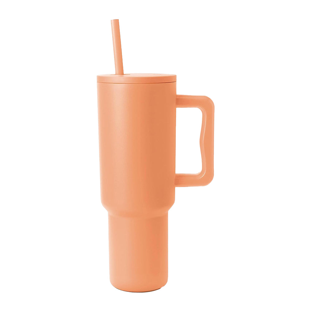 40oz Tumbler Stainless Steel Insulated Cup with Handle and Straw Lid