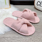 Women's Cross-strap Flat Slippers Breathable Open Toe Slippers