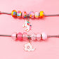 16 Pcs DIY Bracelet Kids Charm Bracelet Making Kit Beads Bracelet DIY Craft