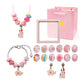 16 Pcs DIY Bracelet Kids Charm Bracelet Making Kit Beads Bracelet DIY Craft