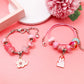 16 Pcs DIY Bracelet Kids Charm Bracelet Making Kit Beads Bracelet DIY Craft