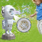 Kids Astronaut Bubble Machine Automatic Rotating Bubble Maker