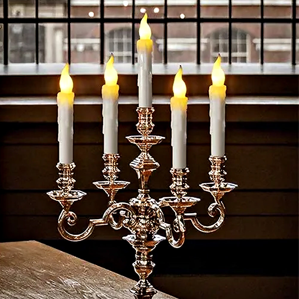 12Pcs LED Floating Candle Lights with Magic Stick Remote