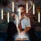 12Pcs LED Floating Candle Lights with Magic Stick Remote