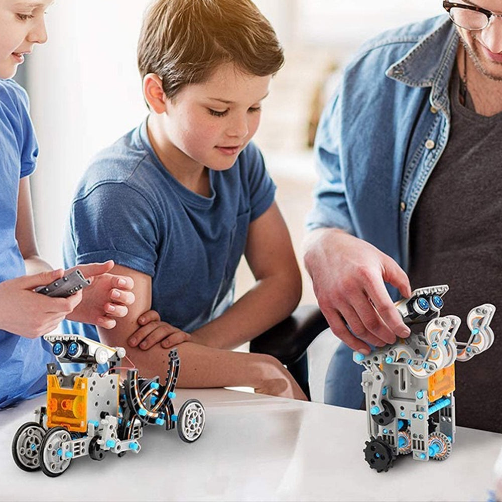 13-in-1 DIY Kids Solar Actuated Robot Kit