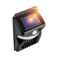 2-in-1 Solar 16/26LEDs Motion Sensor Mosquito Wall Lamp-White + Yellow + Purple Light