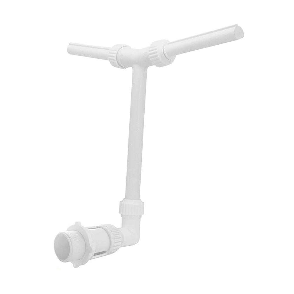 Swimming Pool Sprinkle Accessories Fountain Spray Water Bracket-Double Fountain Head and Pipe Adapter
