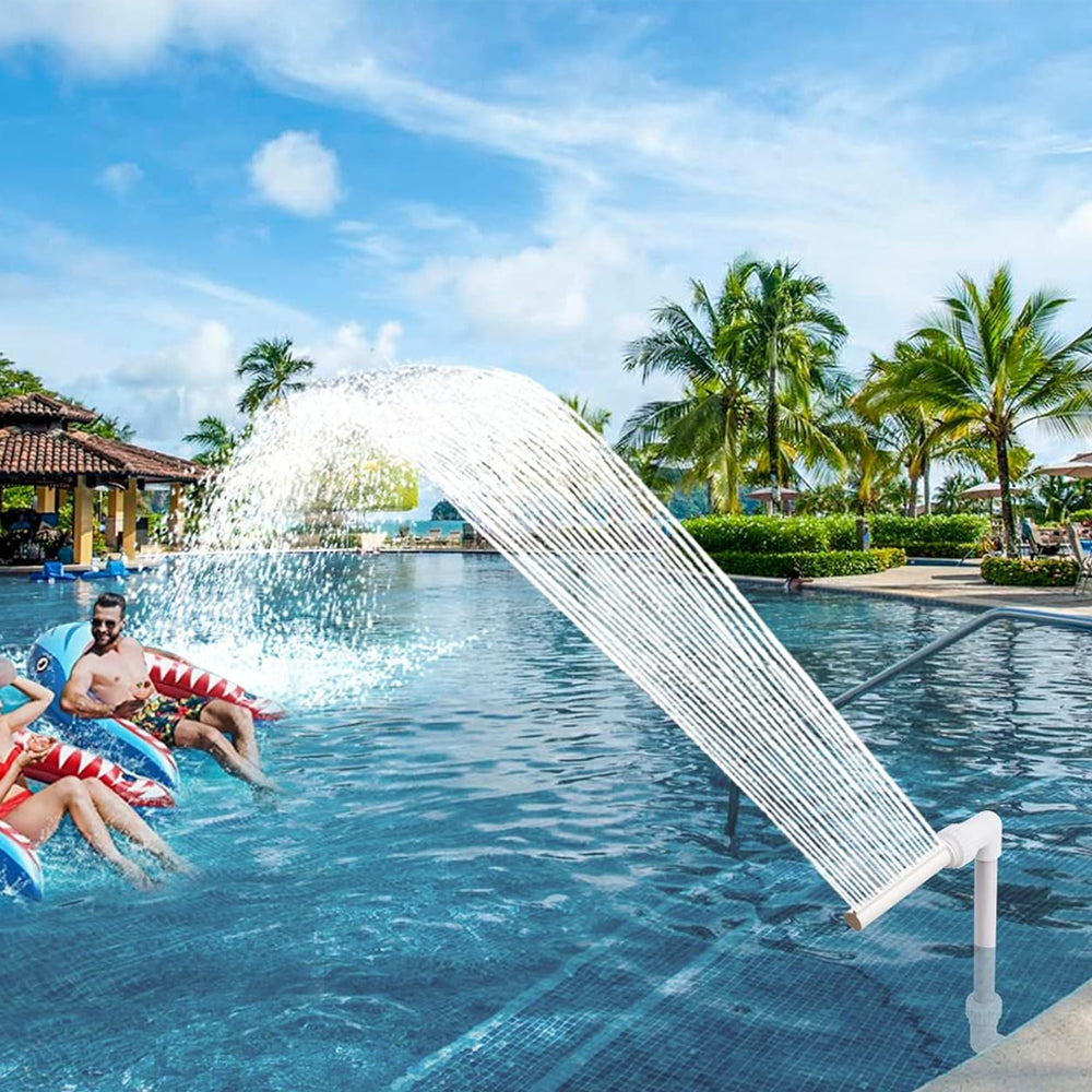 Swimming Pool Sprinkle Accessories Fountain Spray Water Bracket-Single Fountain Head and Pipe Adapter