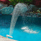 Swimming Pool Sprinkle Accessories Fountain Spray Water Bracket-Single Fountain Head and Pipe Adapter