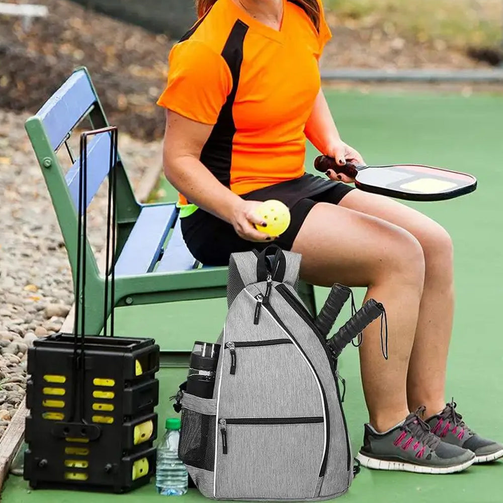 Pickleball Bag Pack Reversible Crossbody Sling Bag