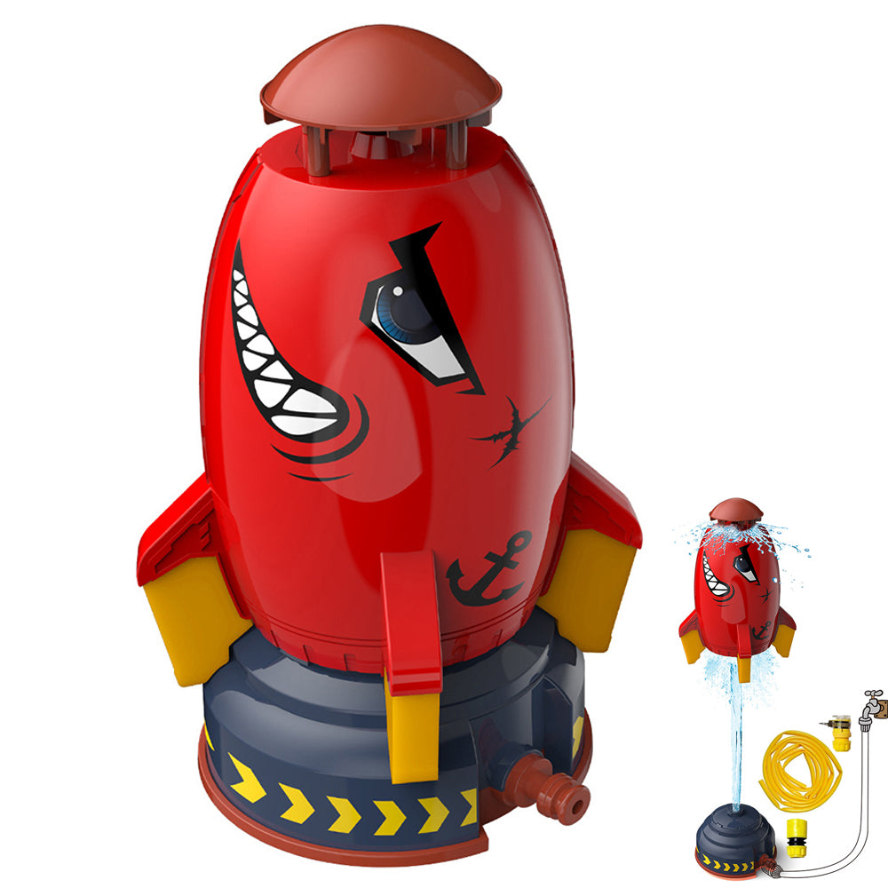 Water Rocket Launcher Water Pressure Lift Sprinkler Toy