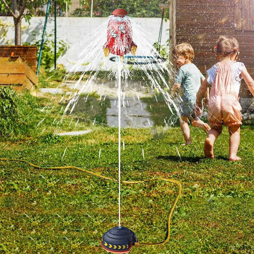 Water Rocket Launcher Water Pressure Lift Sprinkler Toy