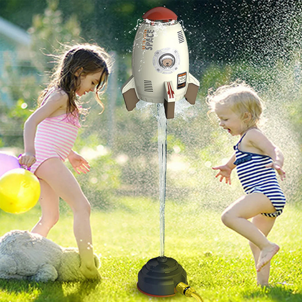 Water Rocket Launcher Water Pressure Lift Sprinkler Toy
