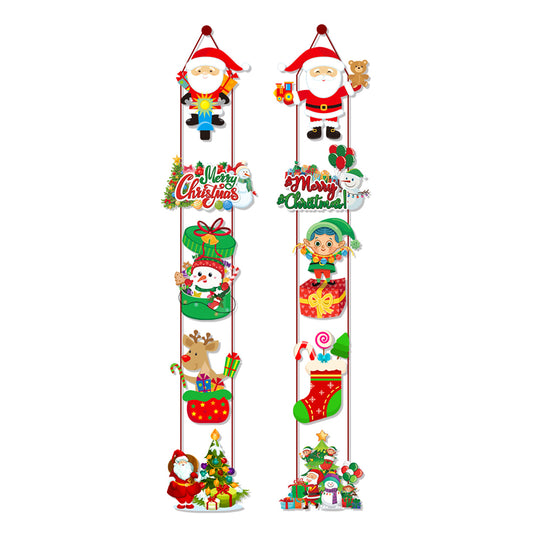Christmas Porch Hanging Sign Door Banner