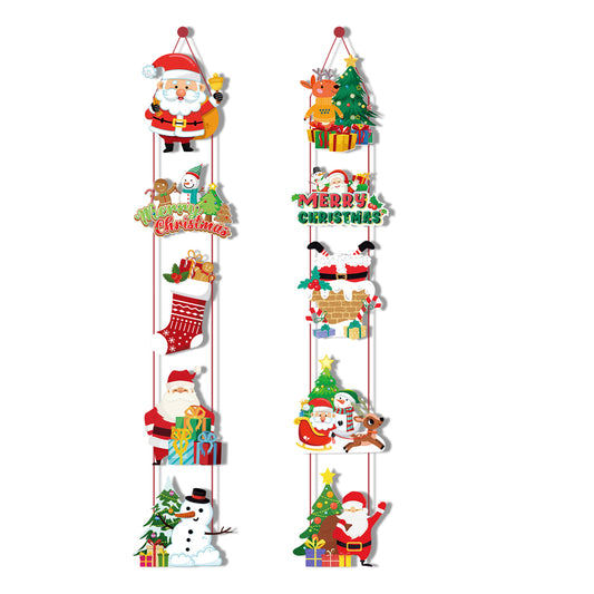 Christmas Porch Hanging Sign Door Banner