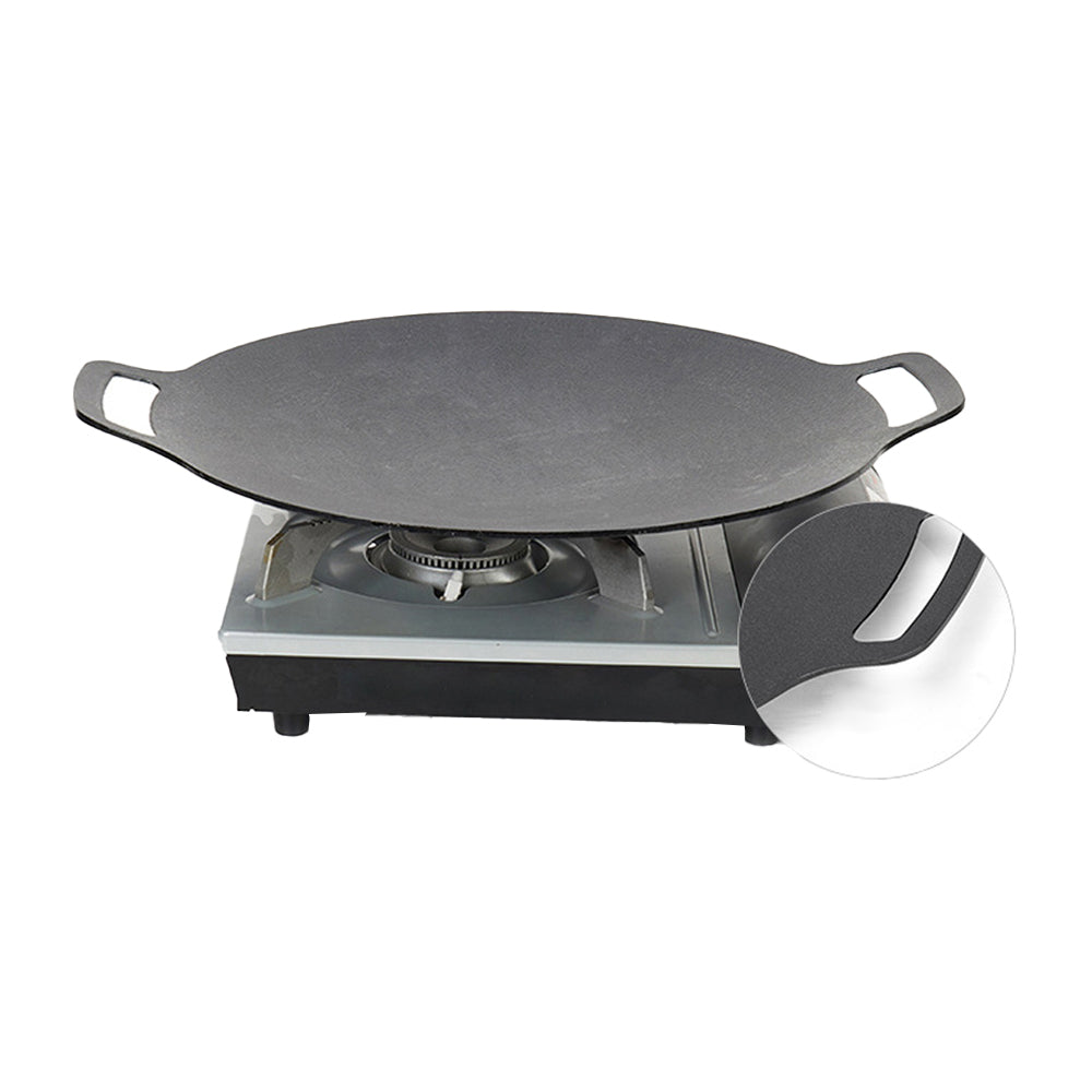 Korean Nonstick BBQ Grill Pan for Stovetop Barbecue Portable Hot Plate Outdoor