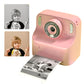 Instant Print Camera Toy with 32GB Memory Card and 5 Rolls Print Paper