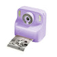 Instant Print Camera Toy with 32GB Memory Card and 5 Rolls Print Paper