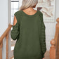 Elegant  Crewneck Long Sleeve Knit Pullover Sweater