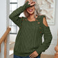 Elegant  Crewneck Long Sleeve Knit Pullover Sweater
