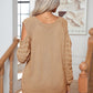 Elegant  Crewneck Long Sleeve Knit Pullover Sweater