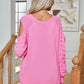 Elegant  Crewneck Long Sleeve Knit Pullover Sweater