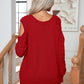 Elegant  Crewneck Long Sleeve Knit Pullover Sweater