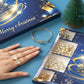 Christmas Advent Calendar 24 Days Countdown Jewelry Bracelets Necklaces Earings Kit
