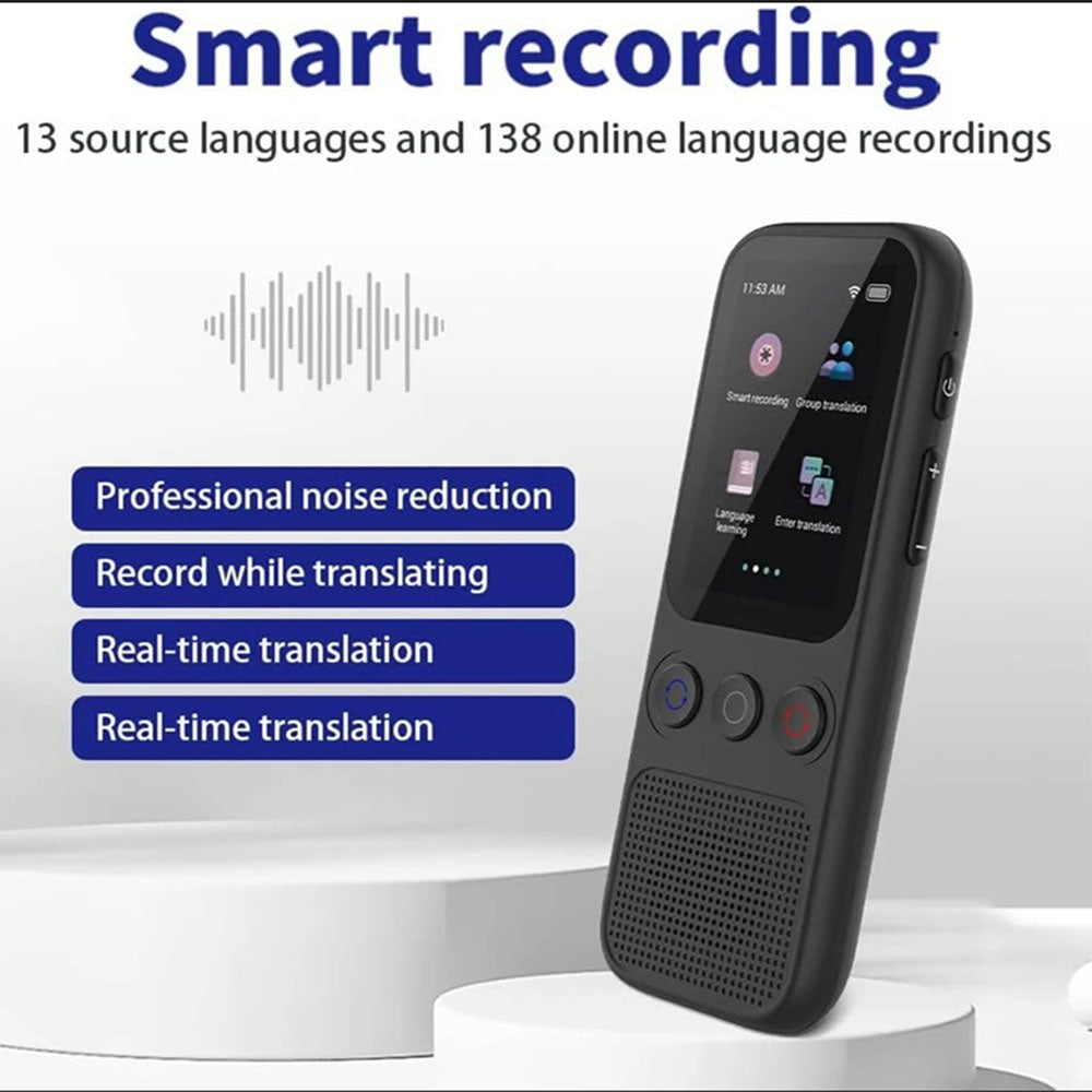Portable Two-Way Translation in Real Time Translator Device with HD Touchscreen
