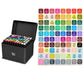 30/60/80-Colours Art Markers Pens Dual Tips Markers Set with Base