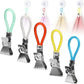 20Pcs Colorful Tea Towel Clips with Loops and Clip-on Hanging Grip Rack Holder