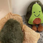 Emotional Support Toy with Expression and Plush Stuffed Vegetable and Fruit Keychain