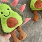 Emotional Support Toy with Expression and Plush Stuffed Vegetable and Fruit Keychain
