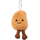 Emotional Support Toy with Expression and Plush Stuffed Vegetable and Fruit Keychain